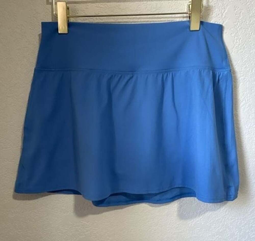 Lululemon Court Rival High-Rise Skirt Size 14 Blue Tennis Athletic Skort